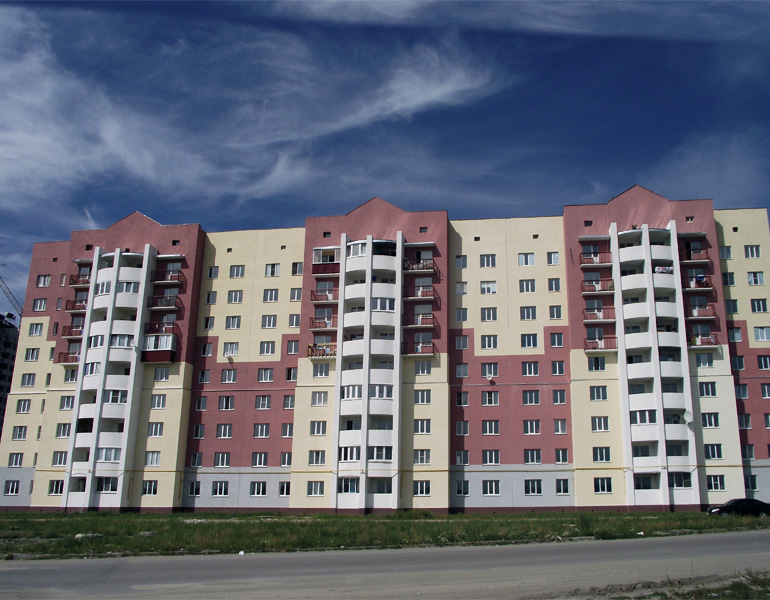 9-ти этажный дом в городе «Спутнике» 9-ти этажный дом в городе «Спутнике»