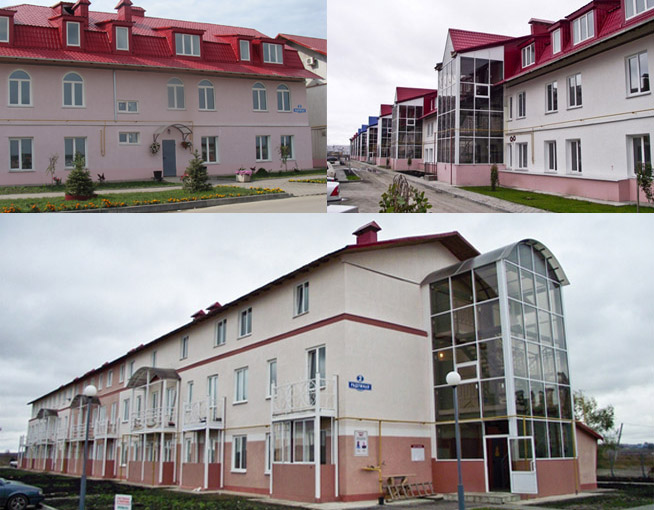 Таунхаусы в городе «Спутнике» Таунхаусы в городе «Спутнике»